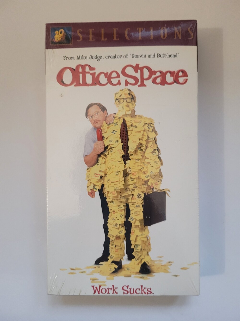 Office Space (VHS,1999) SEALED Ron Livingston Stephen Root Jennifer Aniston